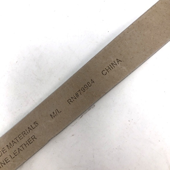 Chico's Cream Snake Pattern Belt - Picture 5 of 5